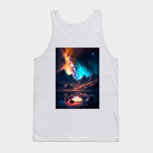 Cosmic Chaos: Magical Landscapes Tank Top